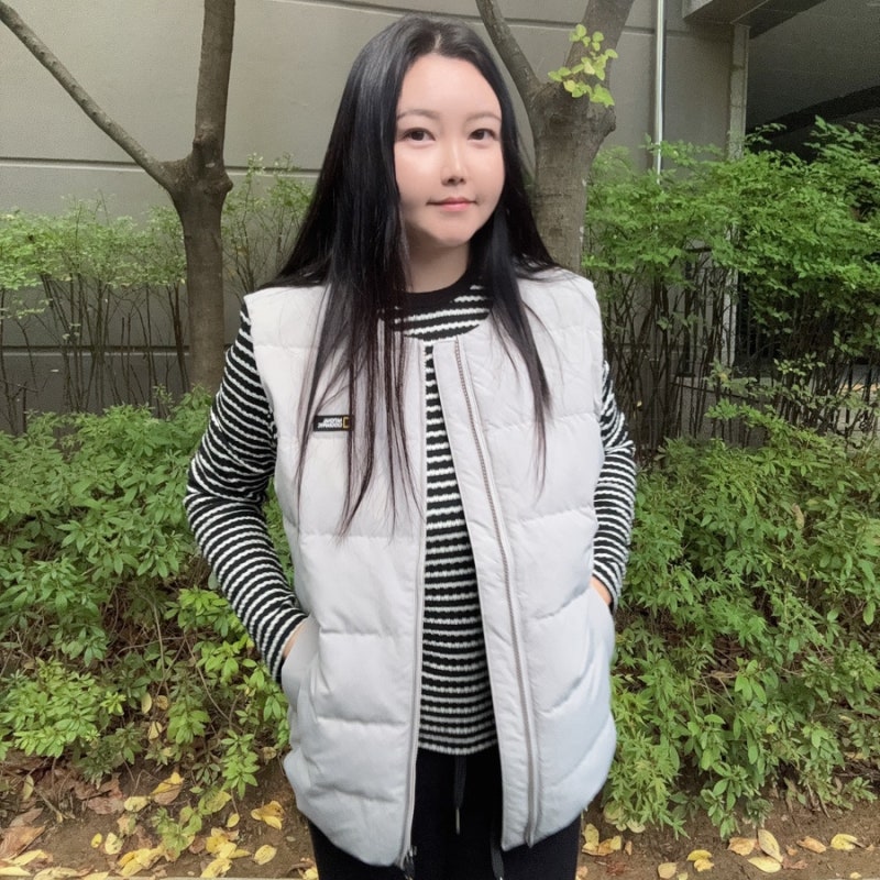 경량조끼추천 라이즈 쇼타로 착용한 내셔널지오그래픽 신상 헤론 경량 구스다운 베스트