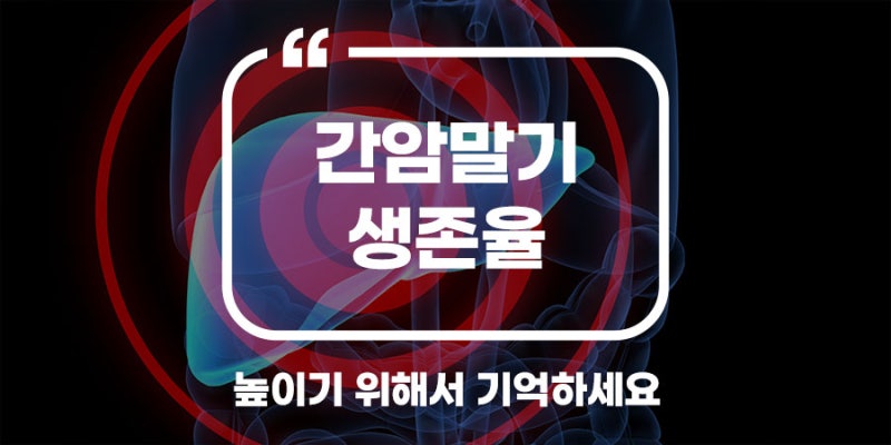 간암 말기 생존율 향상에 도움이 되기 위해서