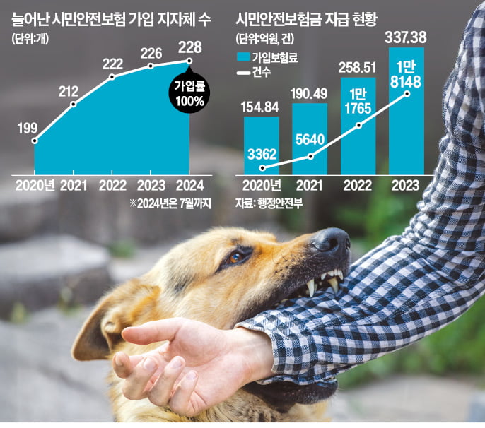 들개에 물렸다면…'시민안전보험'으로 보상 들개에 물렸다면…'시민안전보험'으로 보상