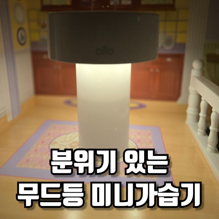  알로코리아 분위기 있는 무드등 미니가습기