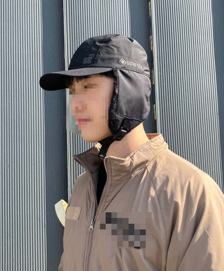 코오롱스포츠 겨울용 캡 귀돌이 모자 리뷰