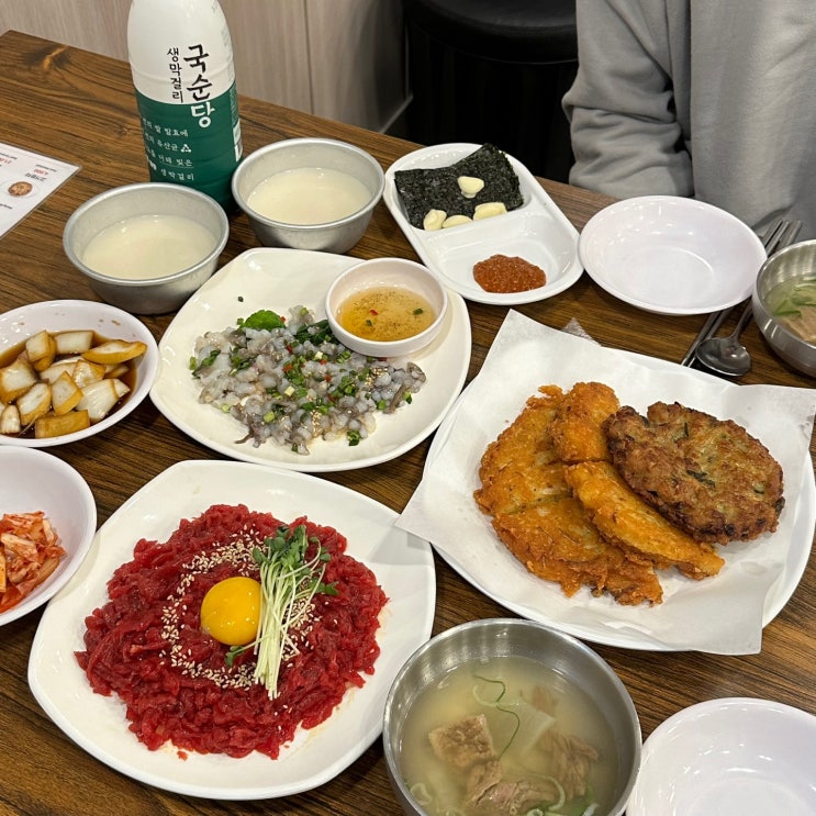  종로 빈대떡 통큰 누이네 육회 빈대떡 종로5가 맛집