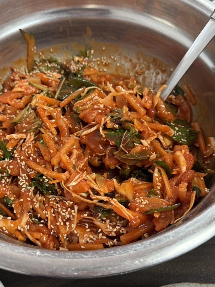  남해 맛집 부산횟집 물회 원조!