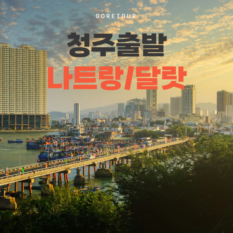 청주출발ㅣ스타가이드와 함께하는 나트랑 달랏 5일 패키지여행 다딴라계곡 레일바이크 야시장투어