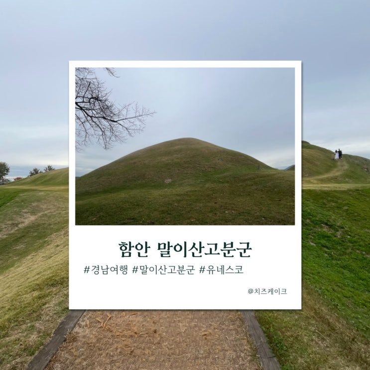  유네스코 세계문화유산에 등재된 '함안 말이산고분군'