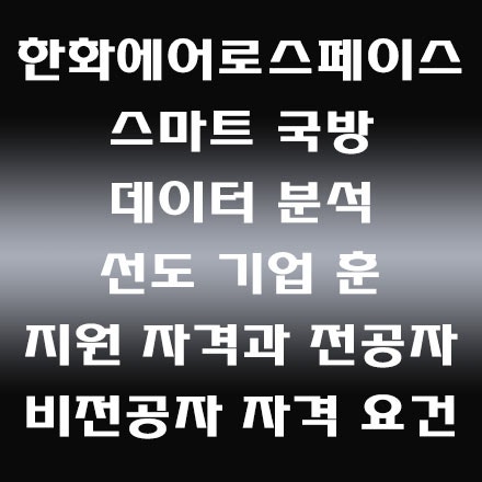  컴퓨터 비전공자도 가능한, 한화에어로스페이스 국방 데이터 분석 선도 기업 교육으로 취업하기
