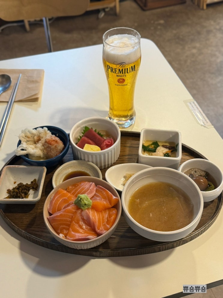  건대 맛집 서울낙업에서 9첩 사케동 혼밥하기