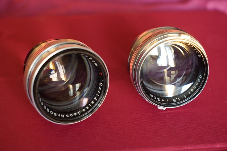 Carlzeiss sonnar 5cm 1.5f  Lens  Noncoting Vs Coating