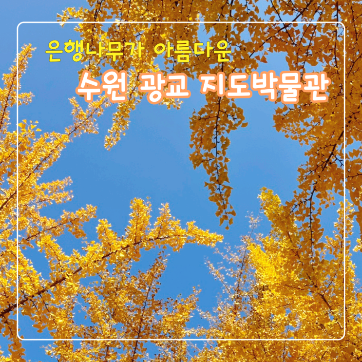  광교단풍보러 가까운 국토지리정보원 지도박물관으로