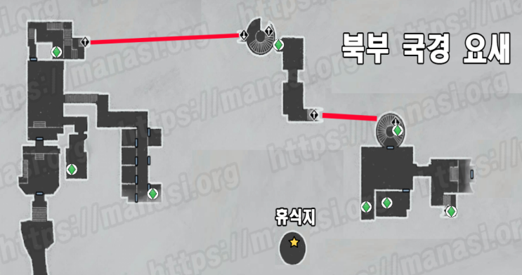  메타포 : 리판타지오 - 북부 국경 요새 지도 및 수집품 공략