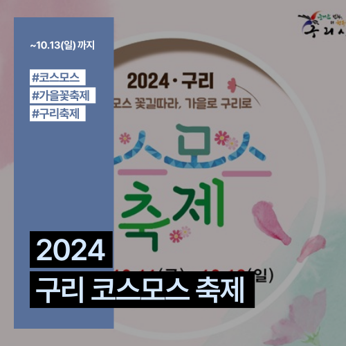 [정보수집] 구리 코스모스 축제 :: 위치/주차장/먹거리/코스모스 개화 상태