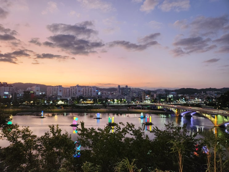 진주 야경 데이트코스 소망진산 <b>유등</b> 테마공원 (남강 <b>유등</b>전시관)
