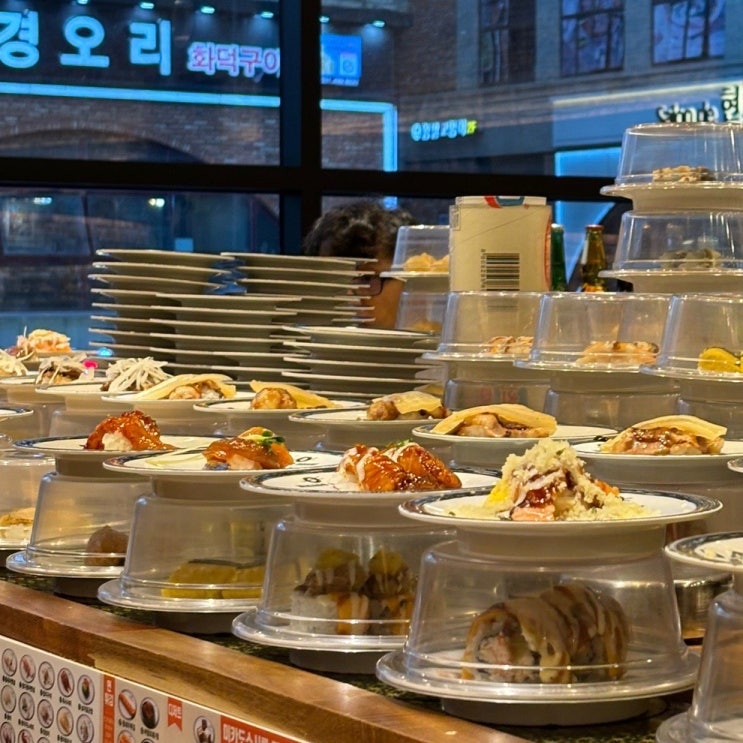  배곧 회전초밥 맛집 1700원 미카도스시 주차 웨이팅