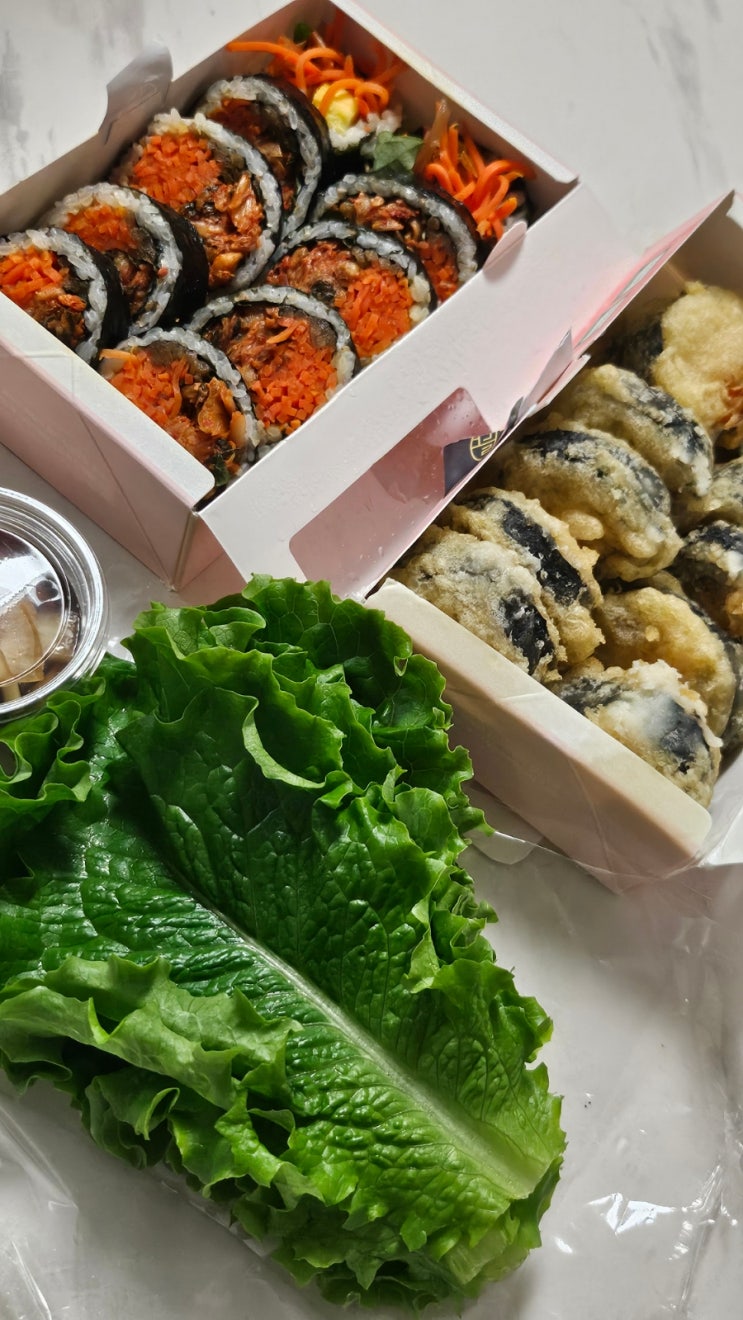  광주 남구 진월동 아이가 너무 좋아하는 김밥집 다르다김밥 진월점 상취튀김김밥