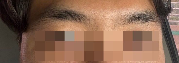  끌로에 웨딩촬영 신랑 아이 메이크업 눈썹 후기