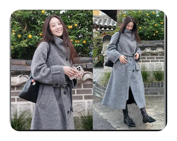 정려원 코트 하나로 완성한 가을 여신 비주얼