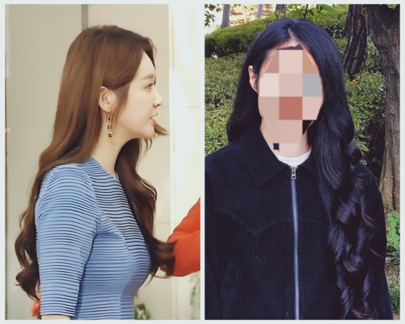 긴머리 웨이브,최고의 연인 다비치 강민경 머리