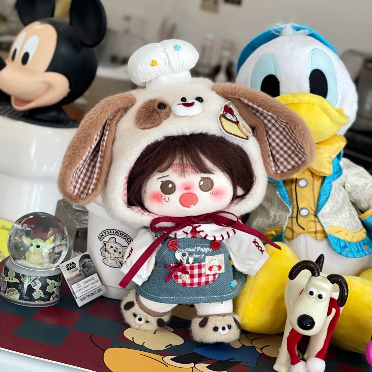  20cm 강아지 제빵사 세트 인형옷 아이돌인형옷