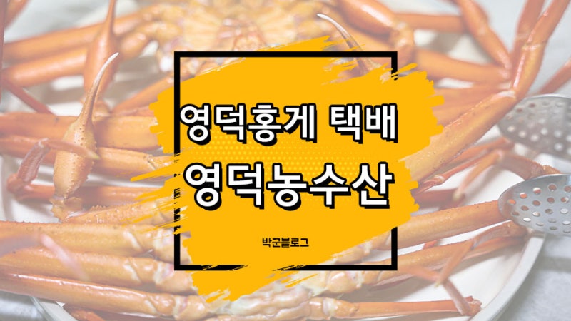 영덕 홍게 제철 택배 주문 영덕농수산 수율 좋네