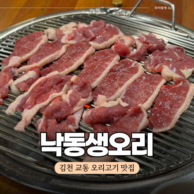  김천 교동 현지인 맛집 낙동생오리
