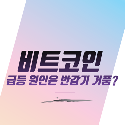  비트코인 급등 원인은 반감기 거품?