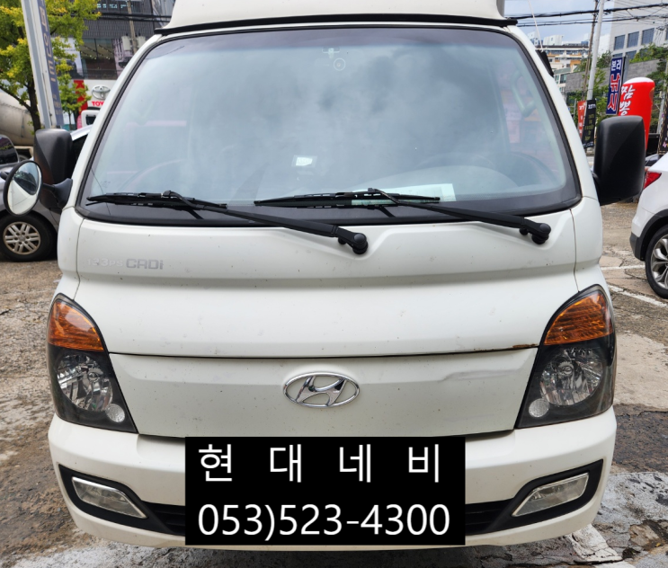  대구 현대 포터2 AVN 순정네비게이션 화면백화 전원불량 블랙아웃 수리