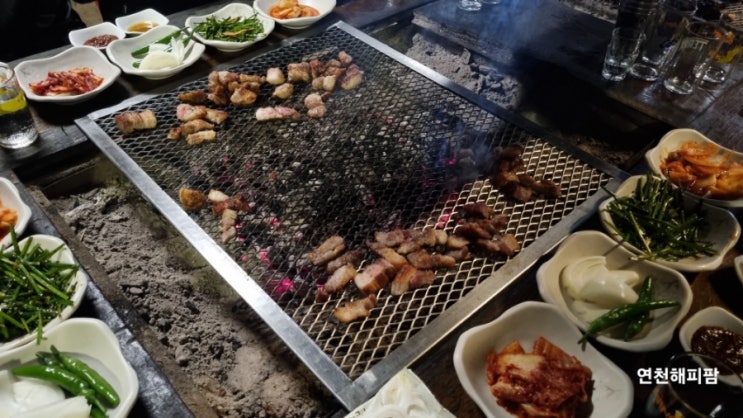  연천 전곡 맛집 숯불 삼겹살 오리구이 다래가든