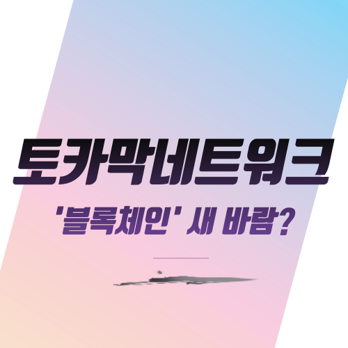  토카막네트워크 '블록체인' 새 바람?