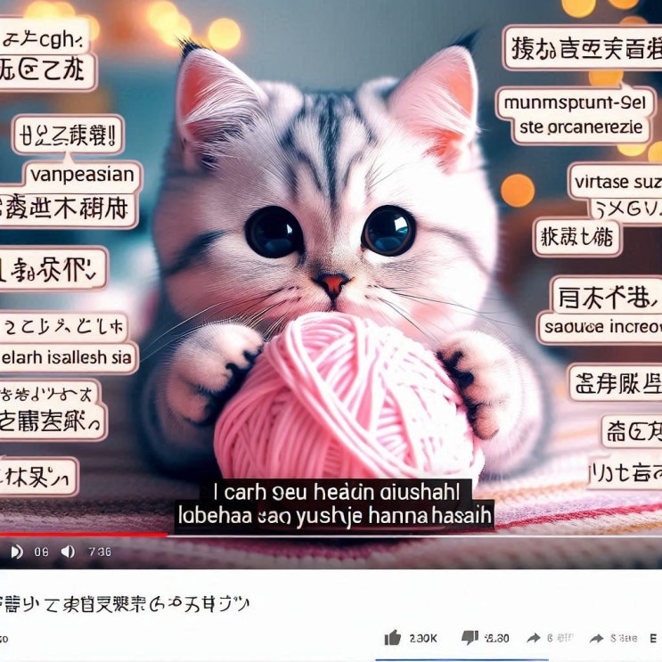  유튜브 번역 자막 기능 사용하기
