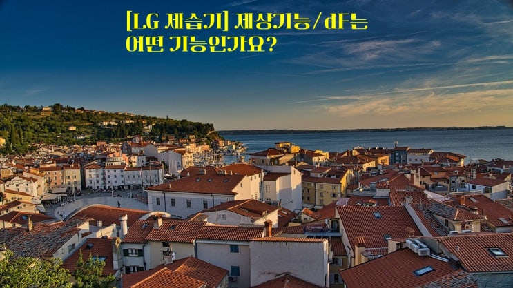  [LG 제습기] 제상기능/dF는 어떤 기능인가요?