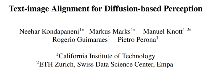  Text-image Alignment for Diffusion-based Perception