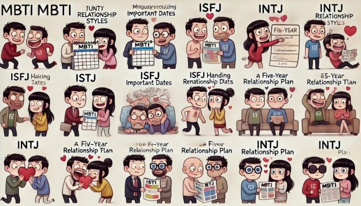  MBTI 유형별로 인간관계와 연애 스타일을 분석해보자!