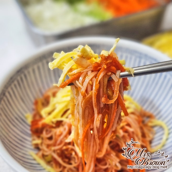 식당용 비빔면 양념 레시피