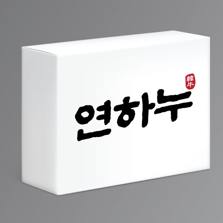  [LOGO] 최고급 한우 정육식당 '연하누' 로고 디자인