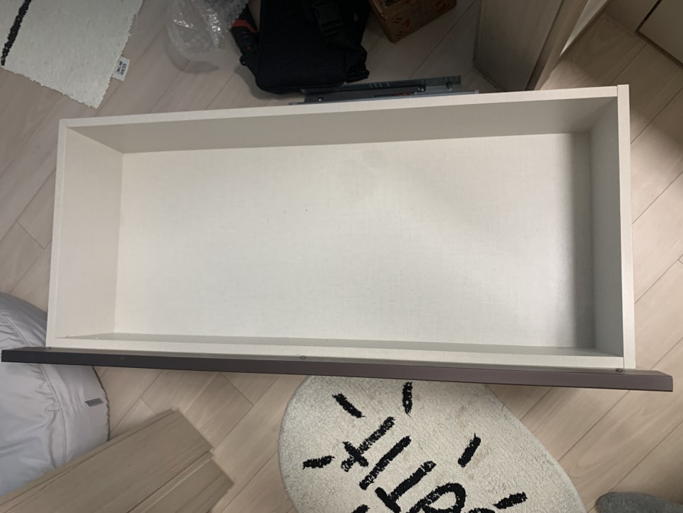 화장대서랍장 레일수리 헤펠레댐핑언더레일교체