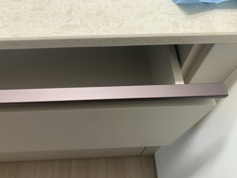 화장대서랍장 레일수리 헤펠레댐핑언더레일교체