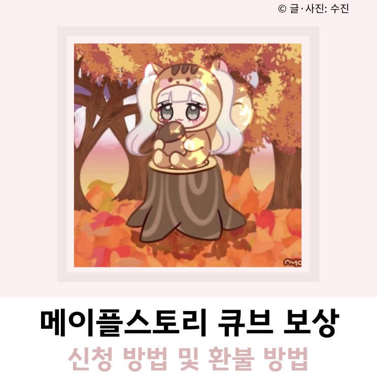 메이플스토리 큐브 사용 보상 신청 및 환불 방법 메이플스토리 큐브 사용 보상 신청 및 환불 방법