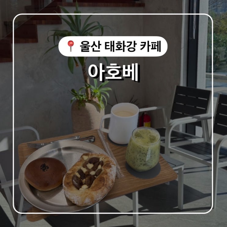  울산 울주 카페 아호베 AHOVE 태화강뷰 베이커리 대형카페
