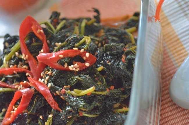 한국사람은 밥심으로 살지요 향긋해서 더 먹고 싶은 깻잎나물무침 만들기 황금레시피