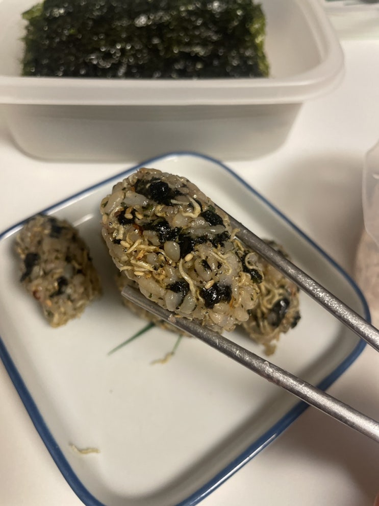  김요리 추천 특별한 우리맛김으로 어린아이 먹기 좋은 꼬마김밥 주먹밥 만들기