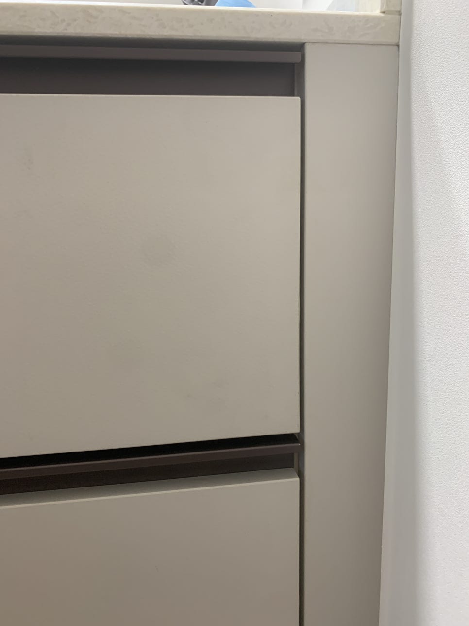 화장대서랍장 레일수리 헤펠레댐핑언더레일교체