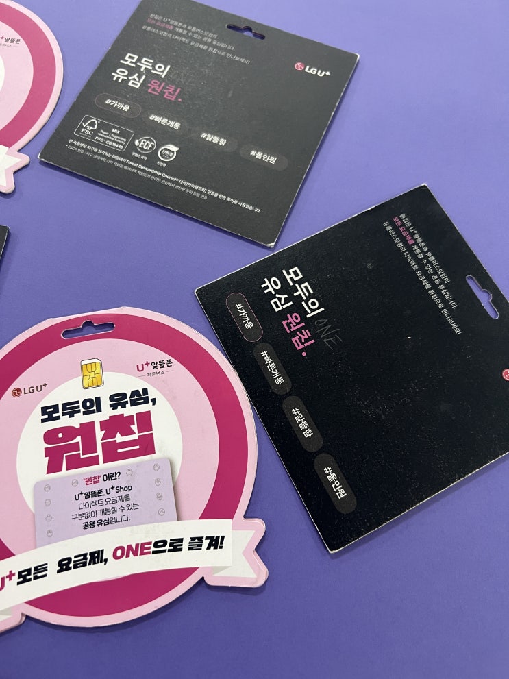  LG 모두의 유심 원칩 온라인 개통하자