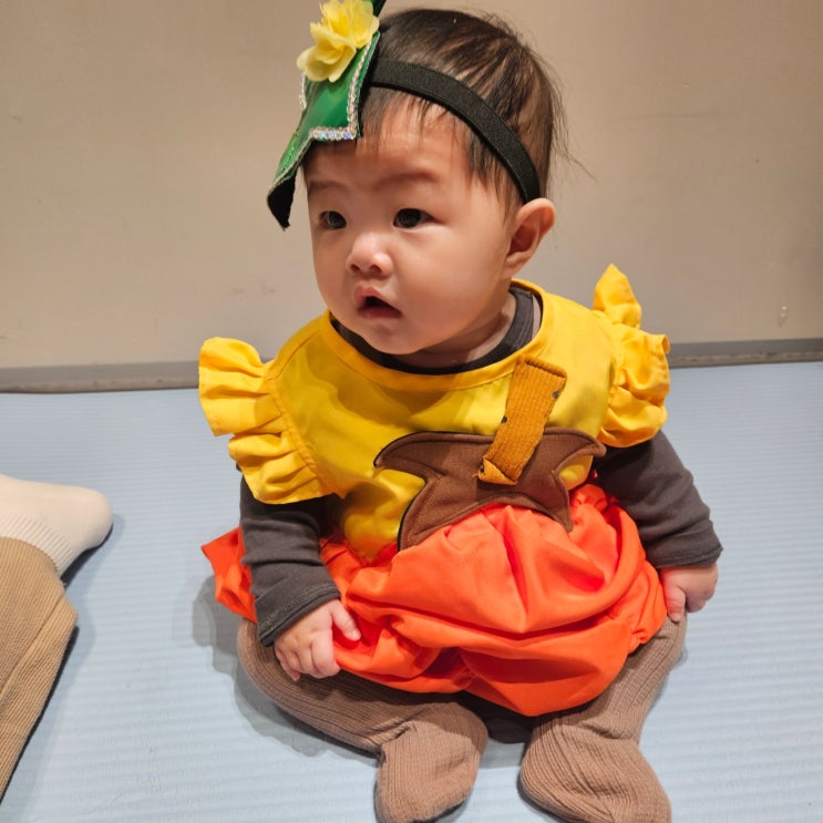  스타필드 수원 문화센터 클래스콕 리틀킹콩 2회 호박 8개월 아기