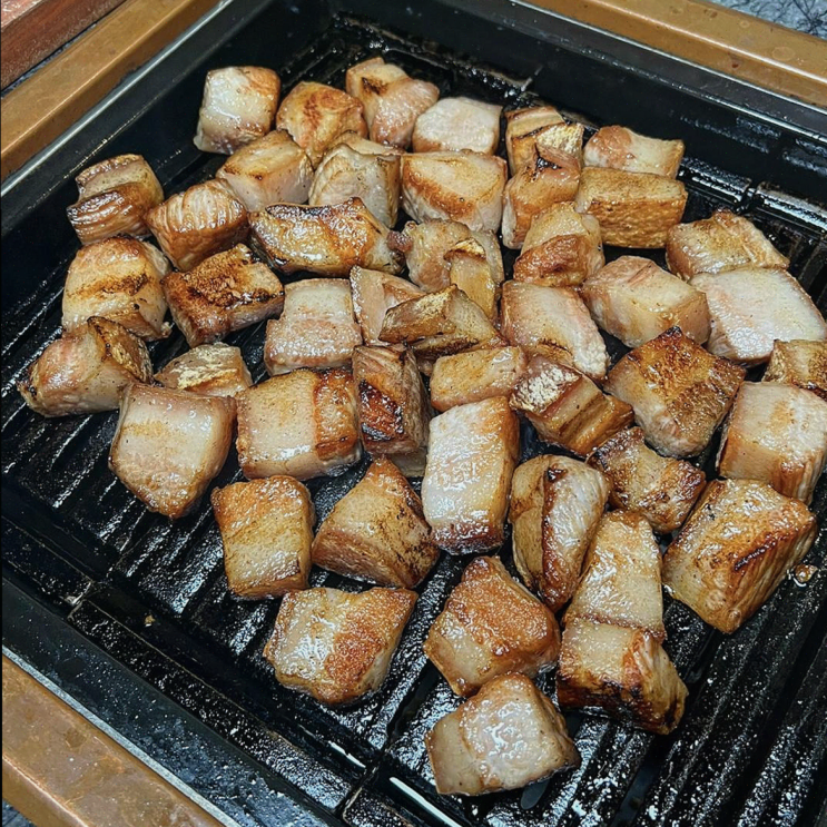  마장동김씨 광주첨단점, 회식으로 만난 얼룩돼지 삼겹살의 맛에 깜놀