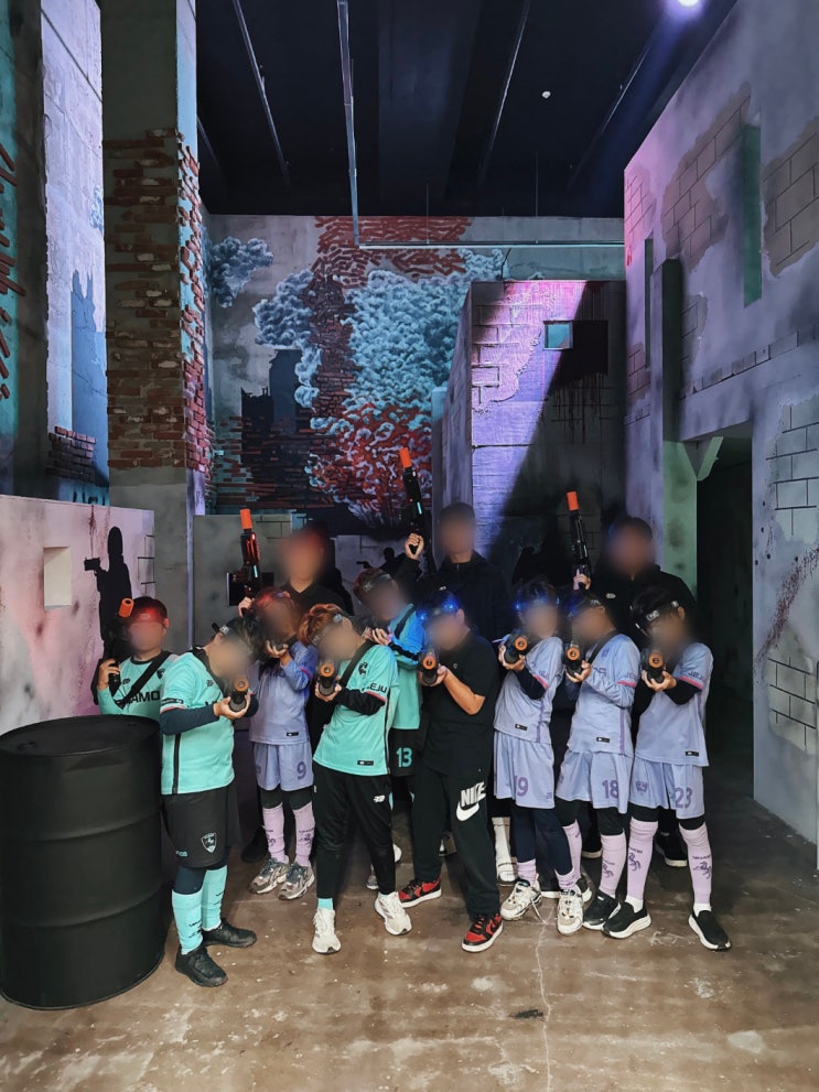  새로오픈한 제주레이저서바이벌 실내놀이터