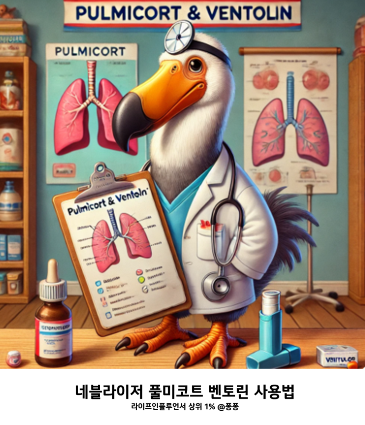 비염치료기 휴대용 네블라이저 풀미코트 벤토린 사용법 비염치료기 휴대용 네블라이저 풀미코트 벤토린 사용법