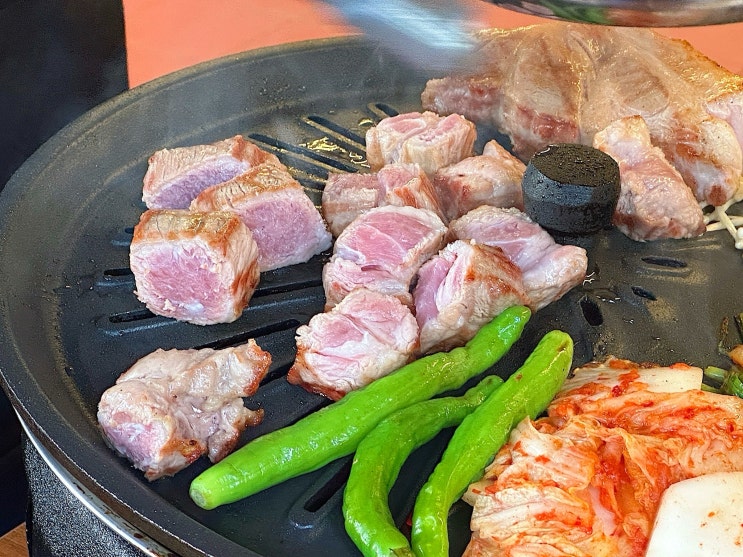  잠실 방이동 맛집 도삼숯불구이 솔직후기 구워주는 고기집 삼겹살 찐맛집