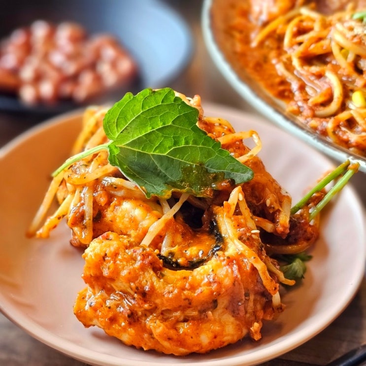  울산 울주군 아구찜 맛집 솥밥 김치전 세트 로망스