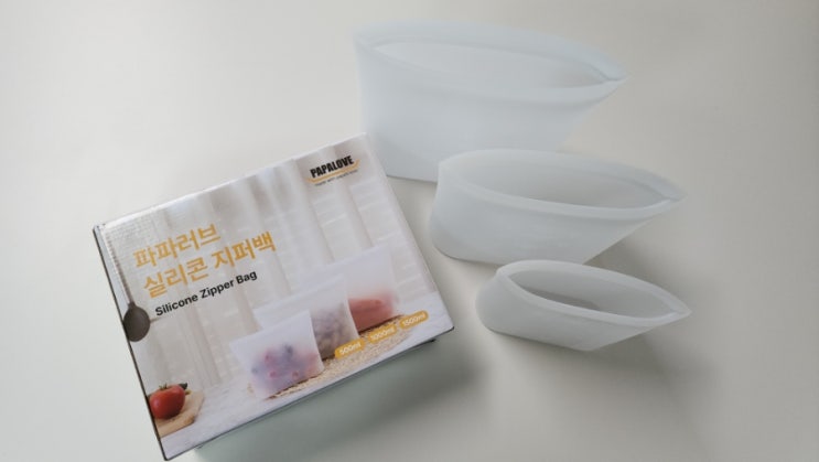 활용도만점 Safe Kitchen 실리콘지퍼백