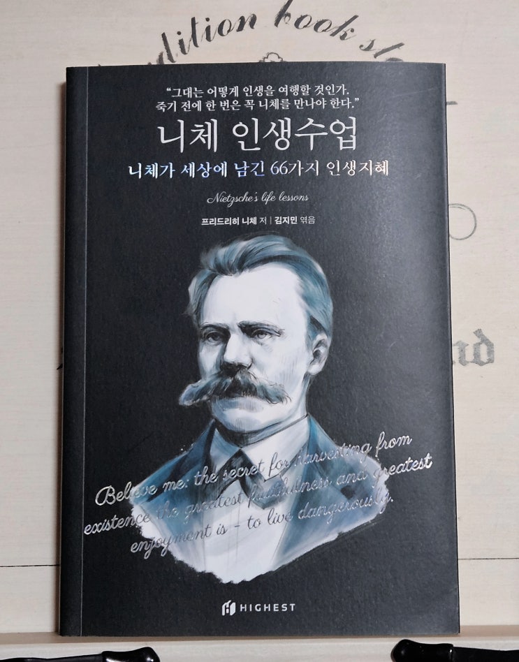  도서 니체 인생수업 독서 초간단 리뷰 후기